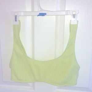 Light green bathing suit top